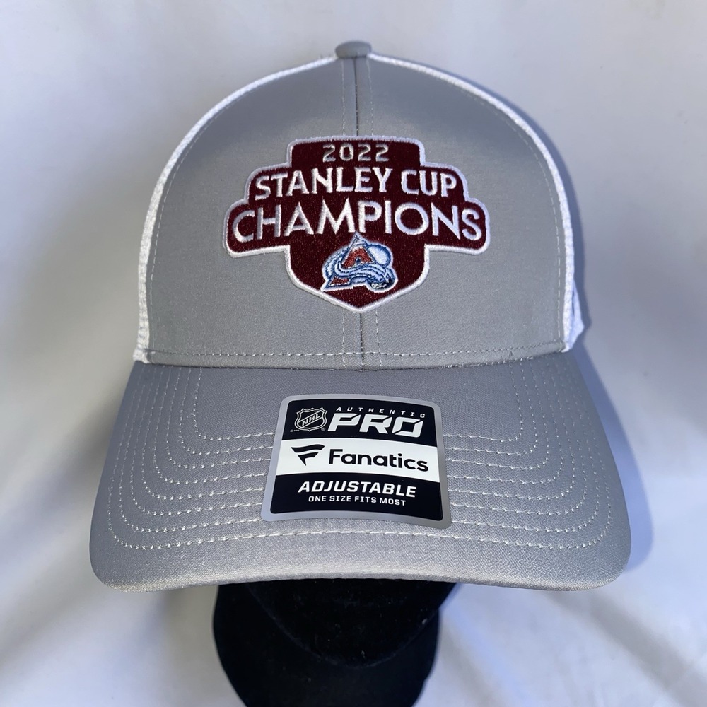 NEW Colorado Avalanche 2022 Stanley Cup Champions Fanatics Cap Hat NHL Snapback